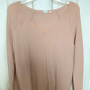 Pink V neck Sweater